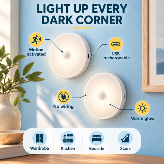 Lumos motion sensor lights pack of two