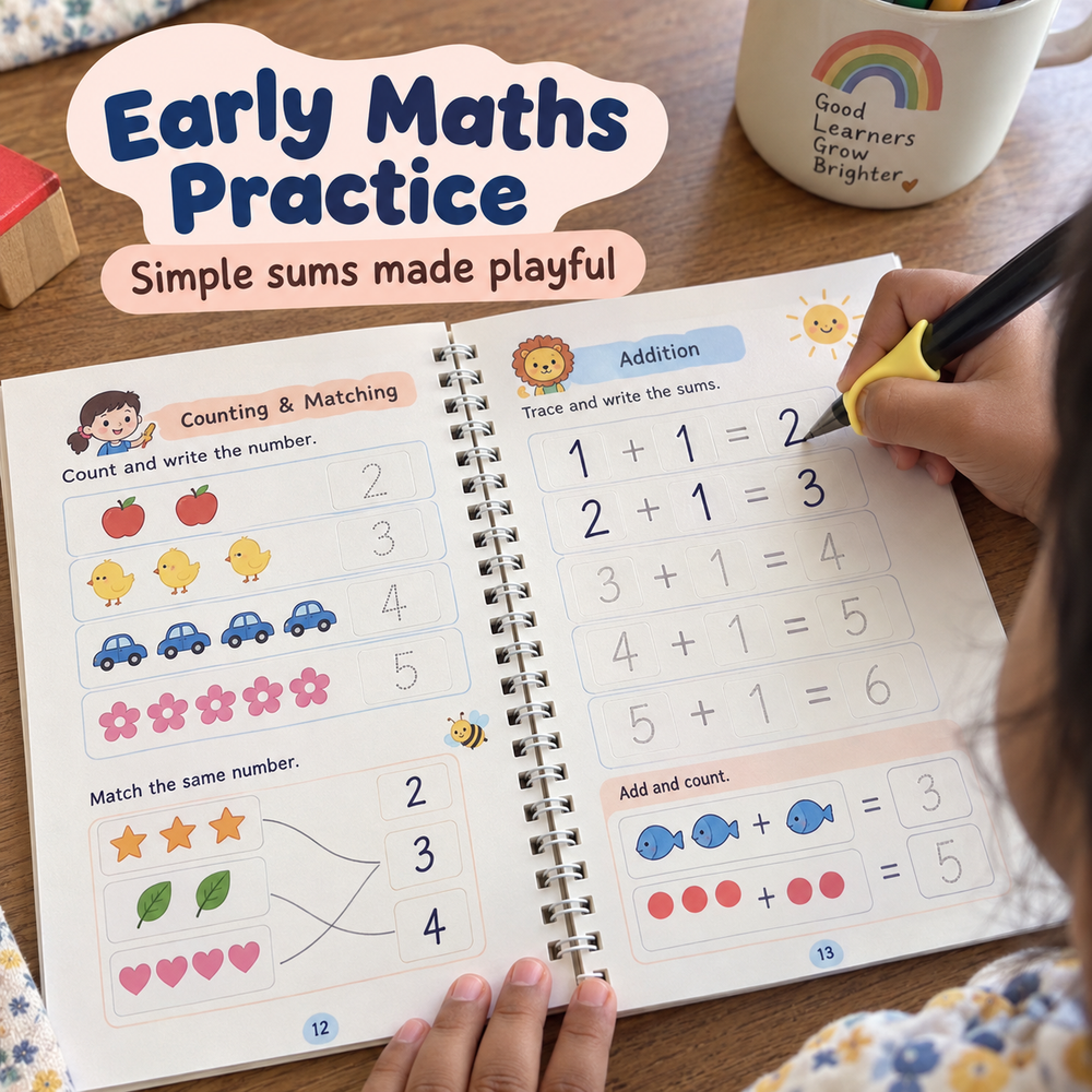 Early maths practice book