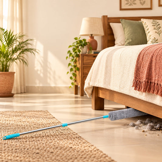 SafaiSakhi FlexReach reaching hidden dust under a bed