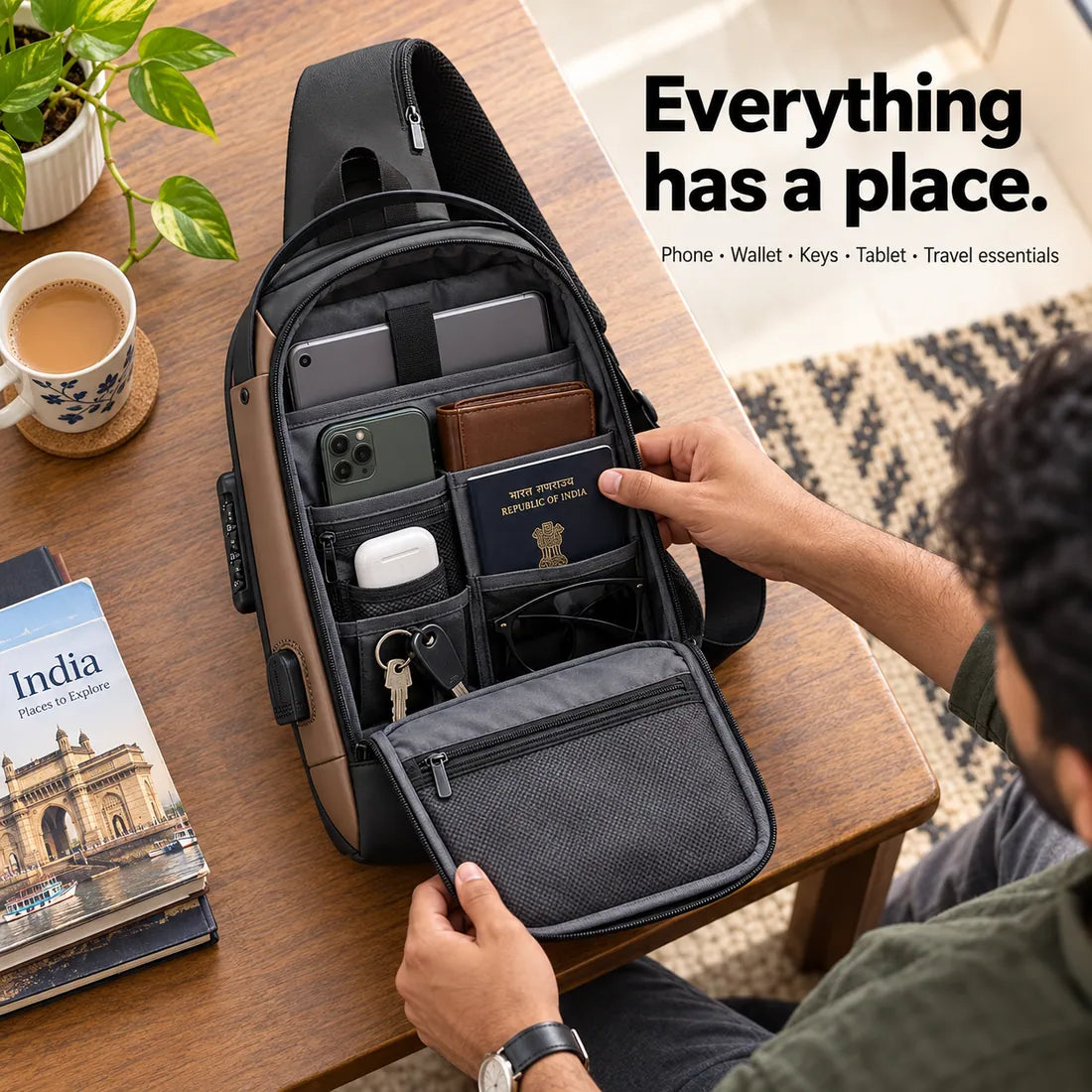 VaultGo organised storage compartments
